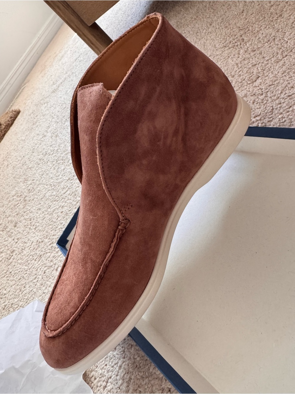 Women’s Suede Slip-On Chukka Boot - Brown